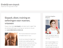 Tablet Screenshot of eindelijkeensixpack.nl